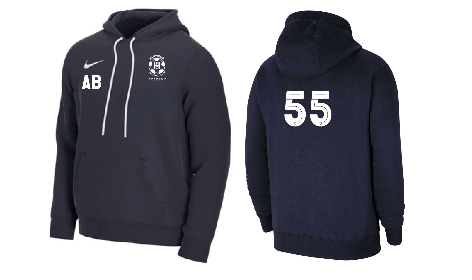 HANWOOD FC ACADEMY Men's Park 20 Hoodie (CW6894-451) HANWOOD FC ACADEMY Nike Club Zone