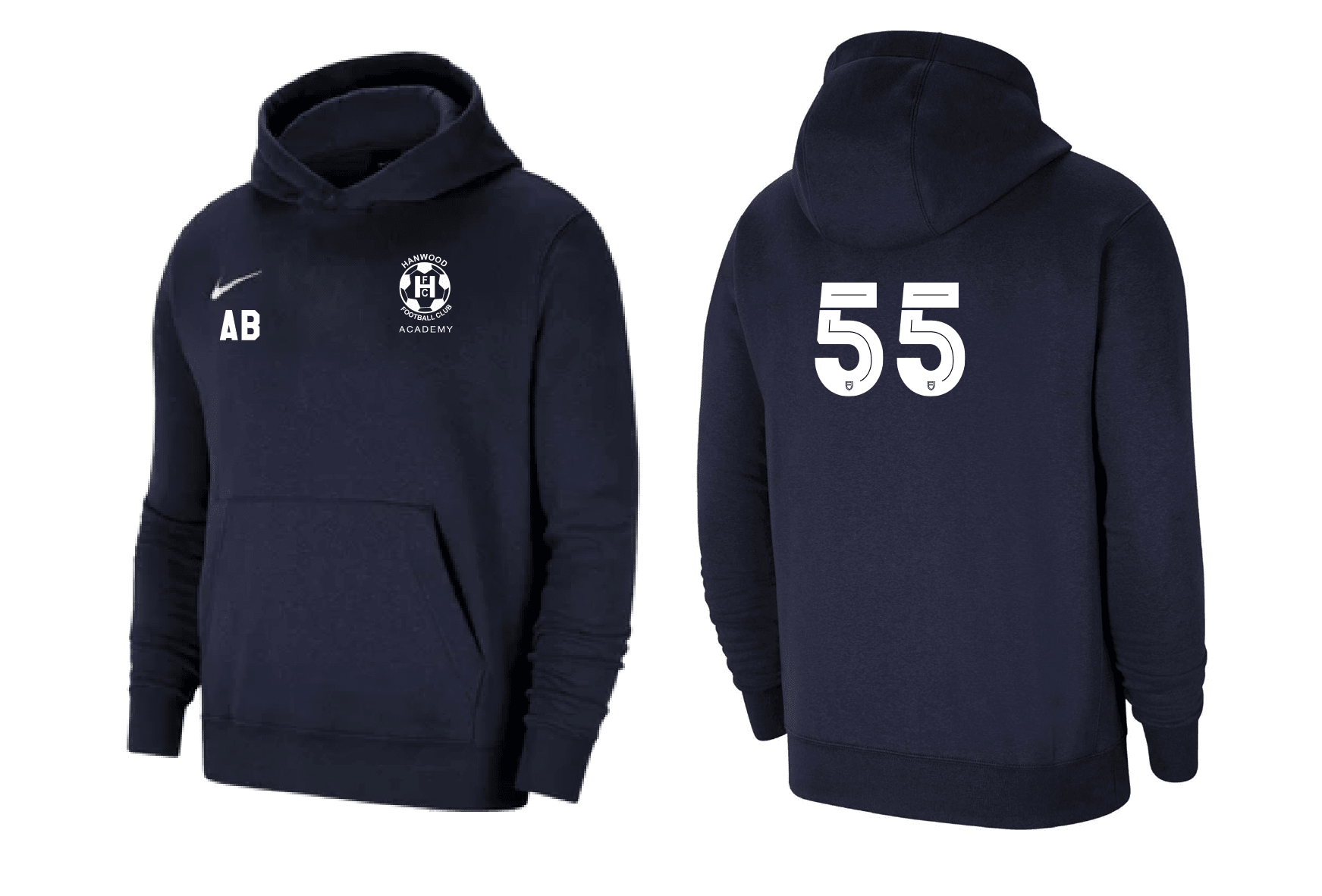 HANWOOD FC ACADEMY Youth Park 20 Hoodie (CW6896-451) HANWOOD FC ACADEMY Nike Club Zone