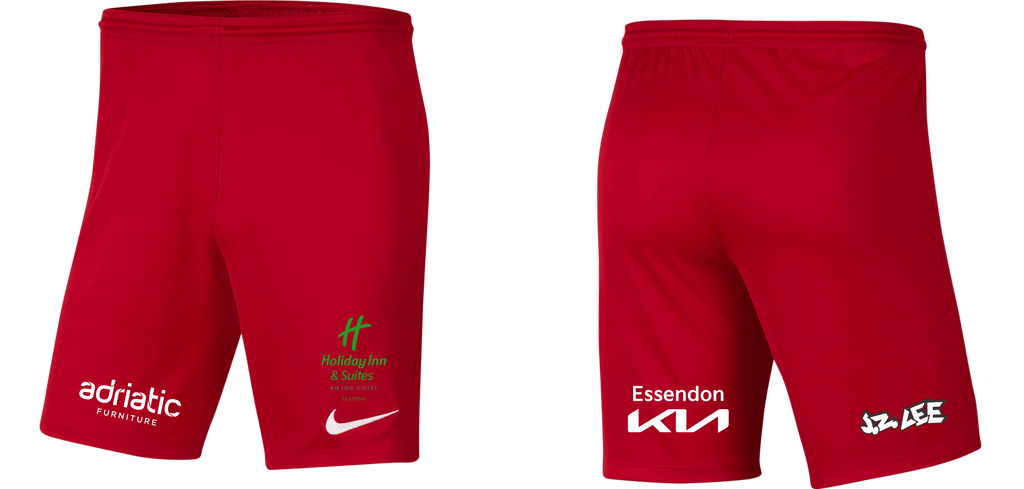 ESSENDON ROYALS  Youth Park 3 Shorts - Men's/Boy's Community Home Kit