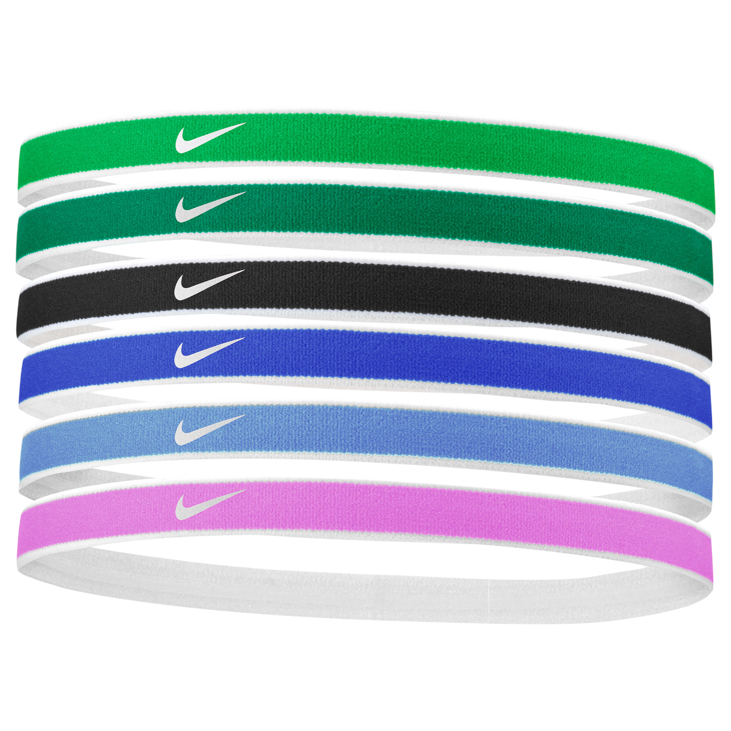 Swoosh Sport Tipped Headbands 6 Pack (N.100.2021.305.OS)