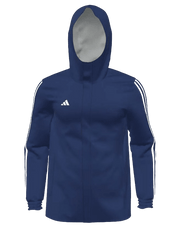 Mi Adidas 23 All Weather Jacket Youth (HR4235-NAVY) Apparel Adidas