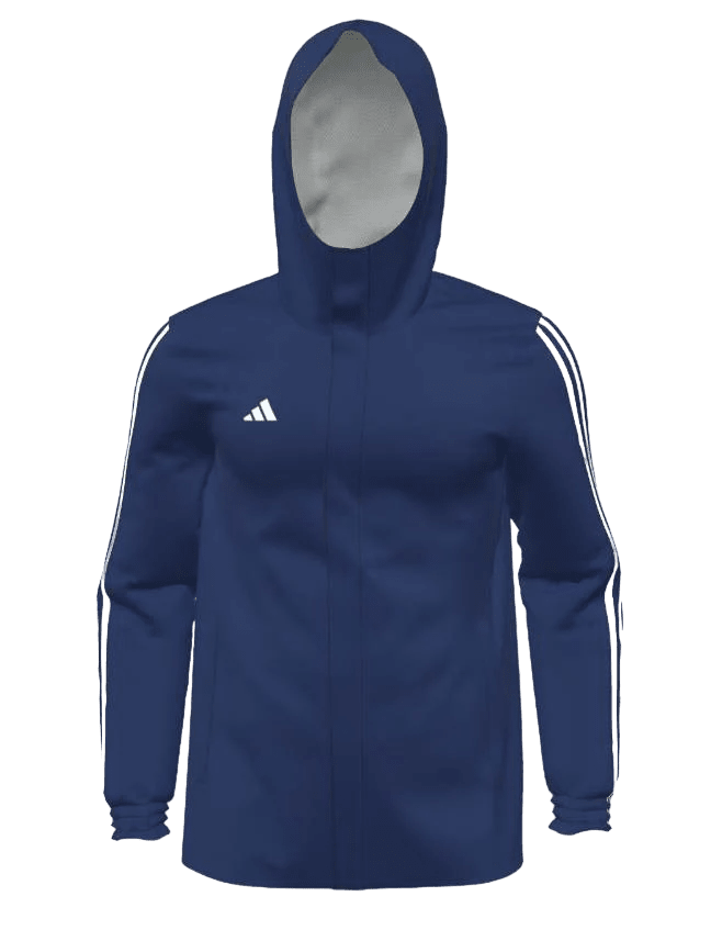 Mi Adidas 23 All Weather Jacket Youth (HR4235-NAVY) Apparel Adidas