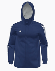 Mi Adidas 23 All Weather Jacket Youth (HR4235-NAVY) Apparel Adidas