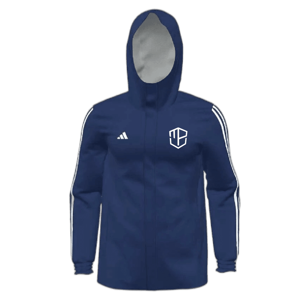 MOONEE PONDS UNITED SC Mi Adidas 23 All Weather Jacket Youth (HR4235-NAVY) MOONEE PONDS UNITED SC Adidas Club Zone