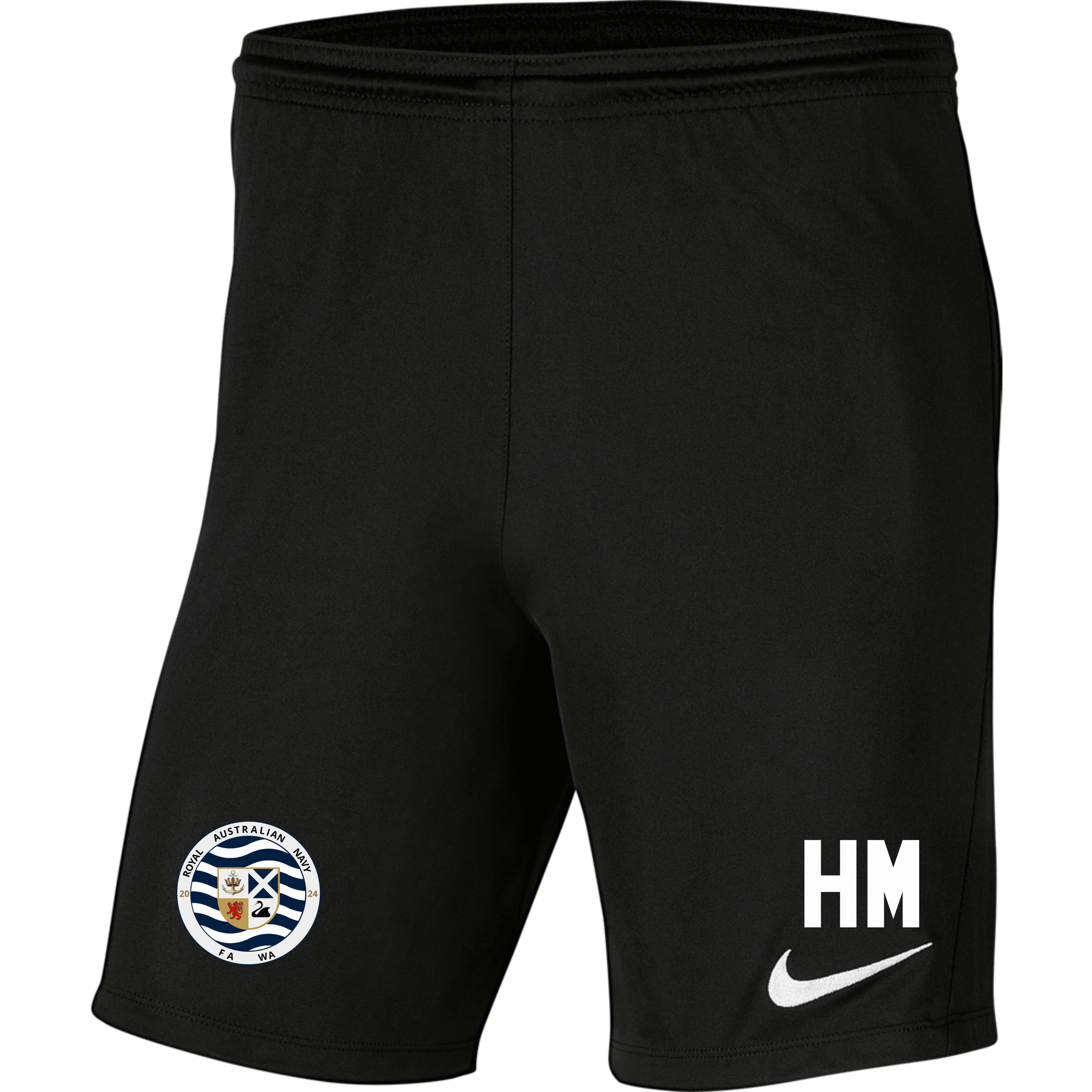 HMAS STIRLING Men's Park 3 Shorts (BV6855-010) HMAS STIRLING Nike Club Zone