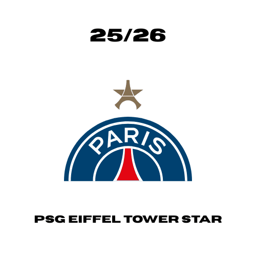 PSG Eiffel Tower Star - Custom Printing Customisation Ultra Football