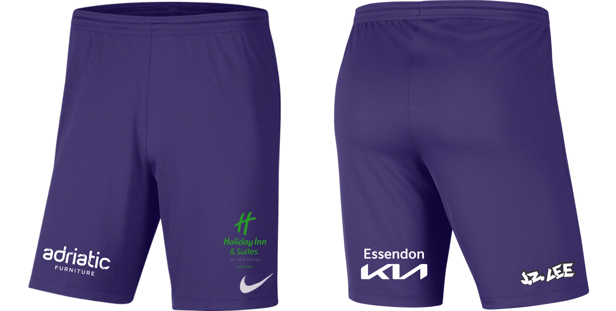 ESSENDON ROYALS Men's Park 3 Shorts - Men's NPL GK Home Kit (BV6855-547) ESSENDON ROYALS Nike Club Zone