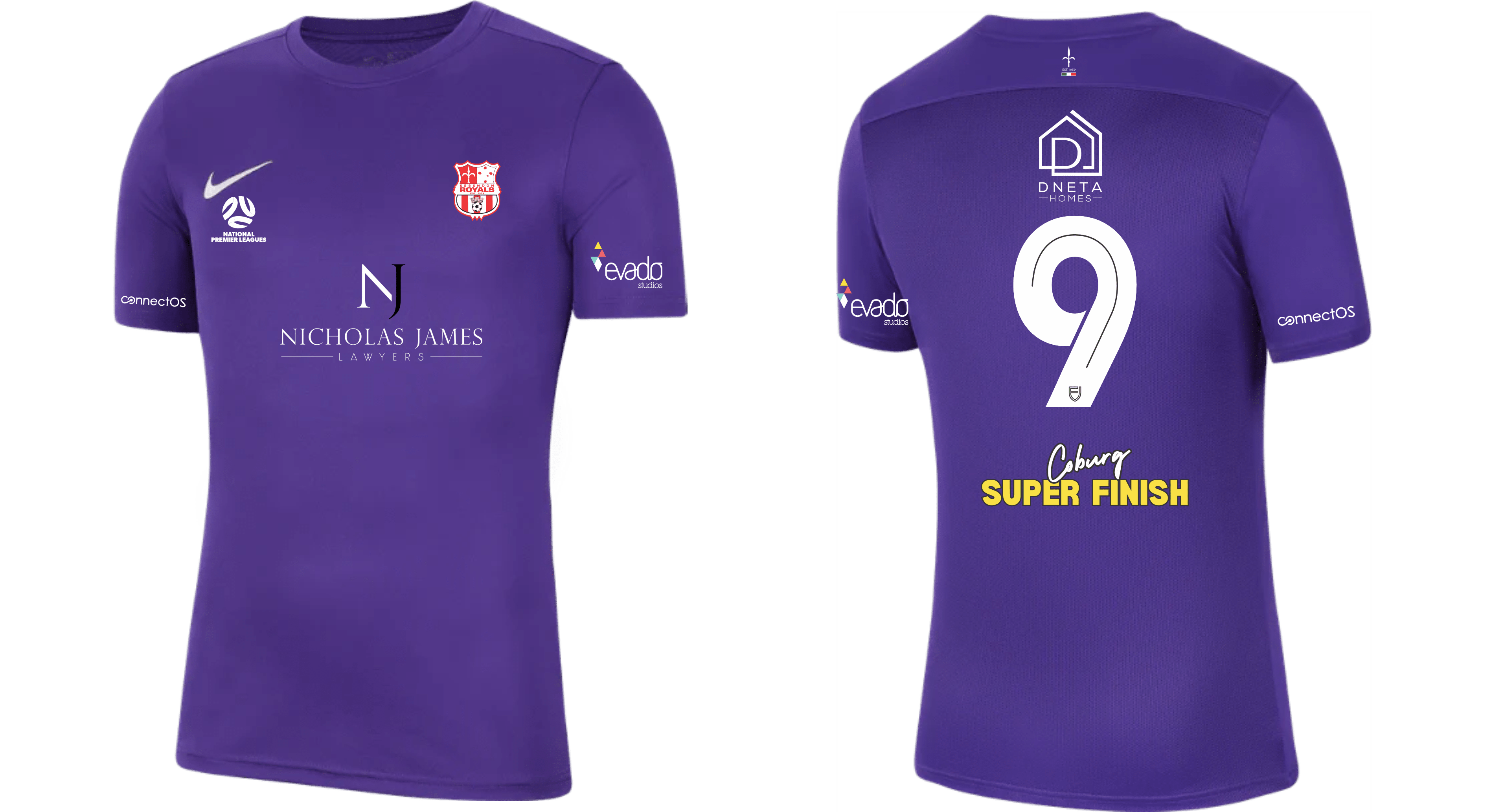 ESSENDON ROYALS Men's Park 7 Jersey - NPL GK Home Kit (BV6708-547) ESSENDON ROYALS Nike Club Zone