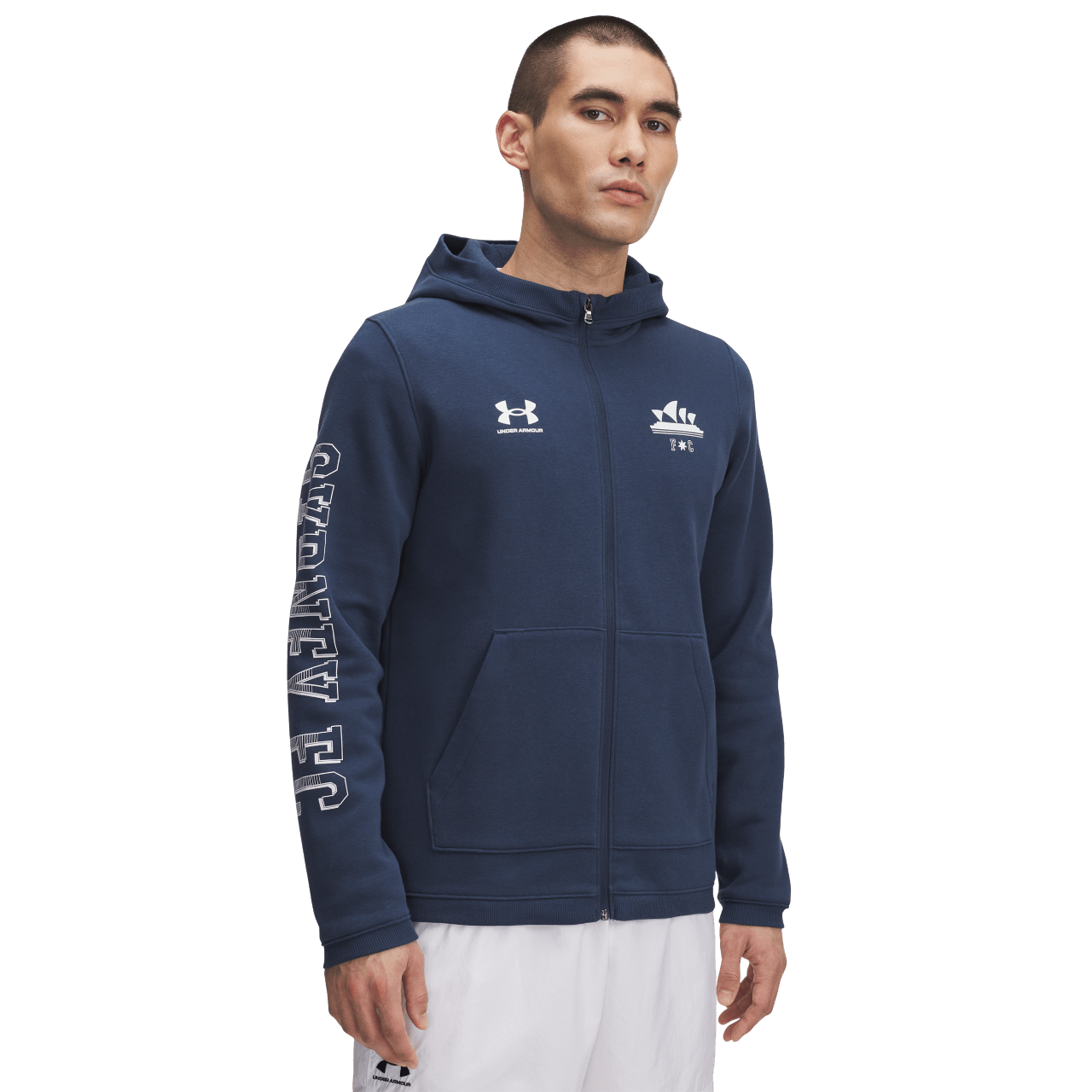 Sydney FC 25/26 Men's Rival Zip Hoodie (6003762-466) Apparel Under Armour