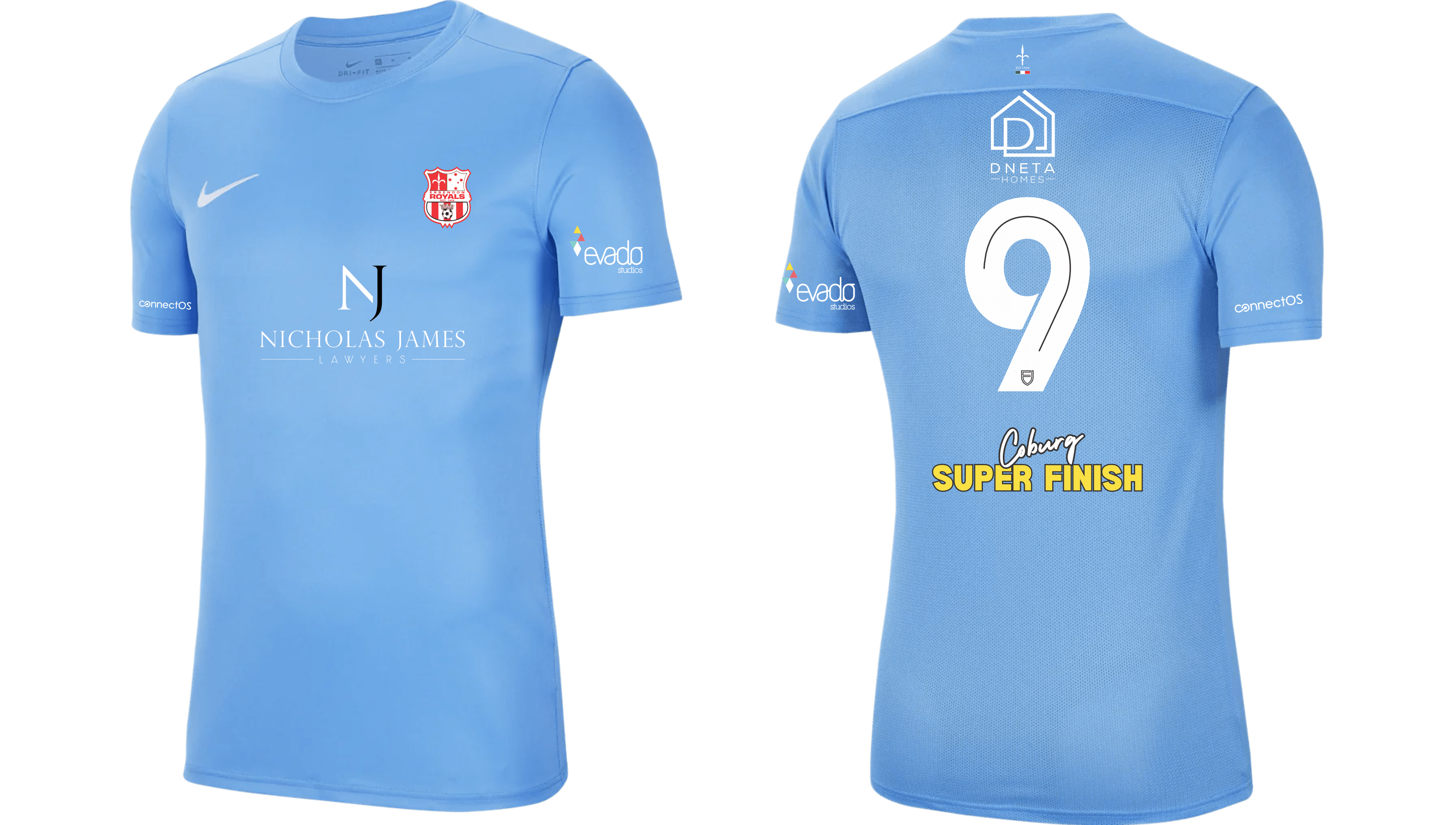 ESSENDON ROYALS Men's Park 7 Jersey - Men's/Boy's Community GK Away Kit (BV6708-412) ESSENDON ROYALS Nike Club Zone