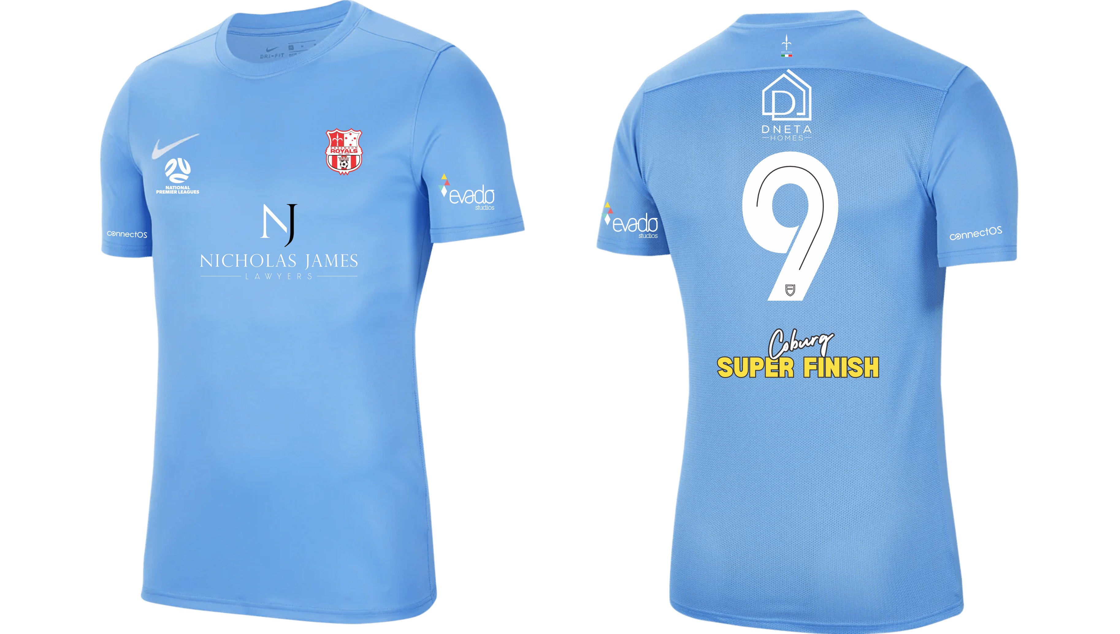 ESSENDON ROYALS Men's Park 7 Jersey - NPL GK Away Kit (BV6708-412) ESSENDON ROYALS Nike Club Zone