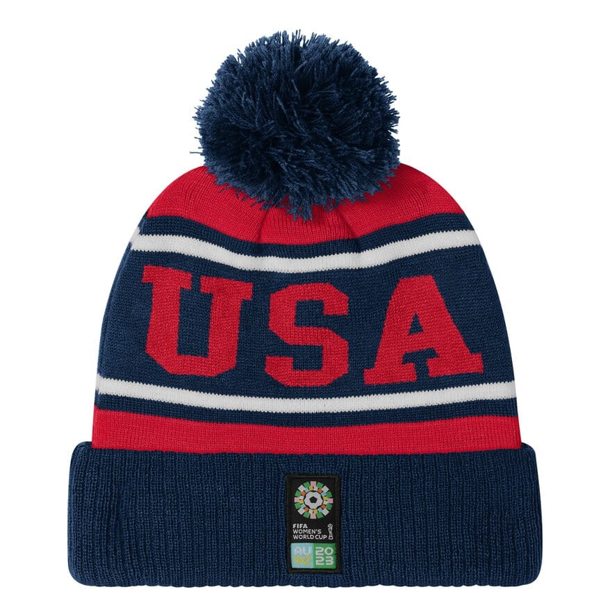 USA Cuffed Pom Beanie (7KIMO7A48-USA)