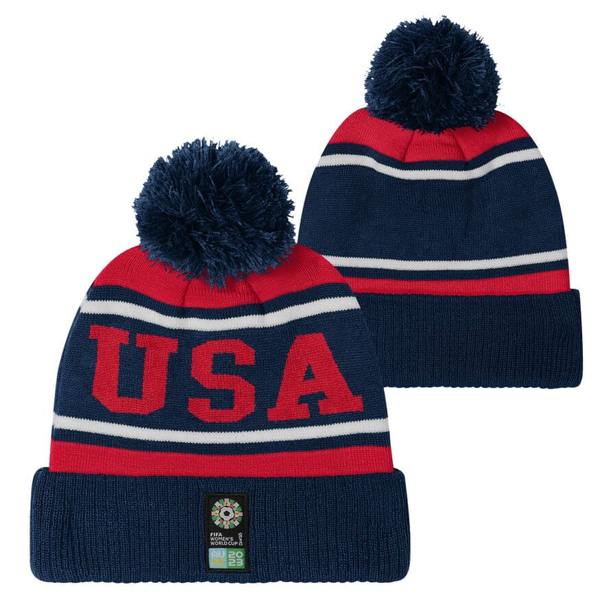 USA Cuffed Pom Beanie (7KIMO7A48-USA)