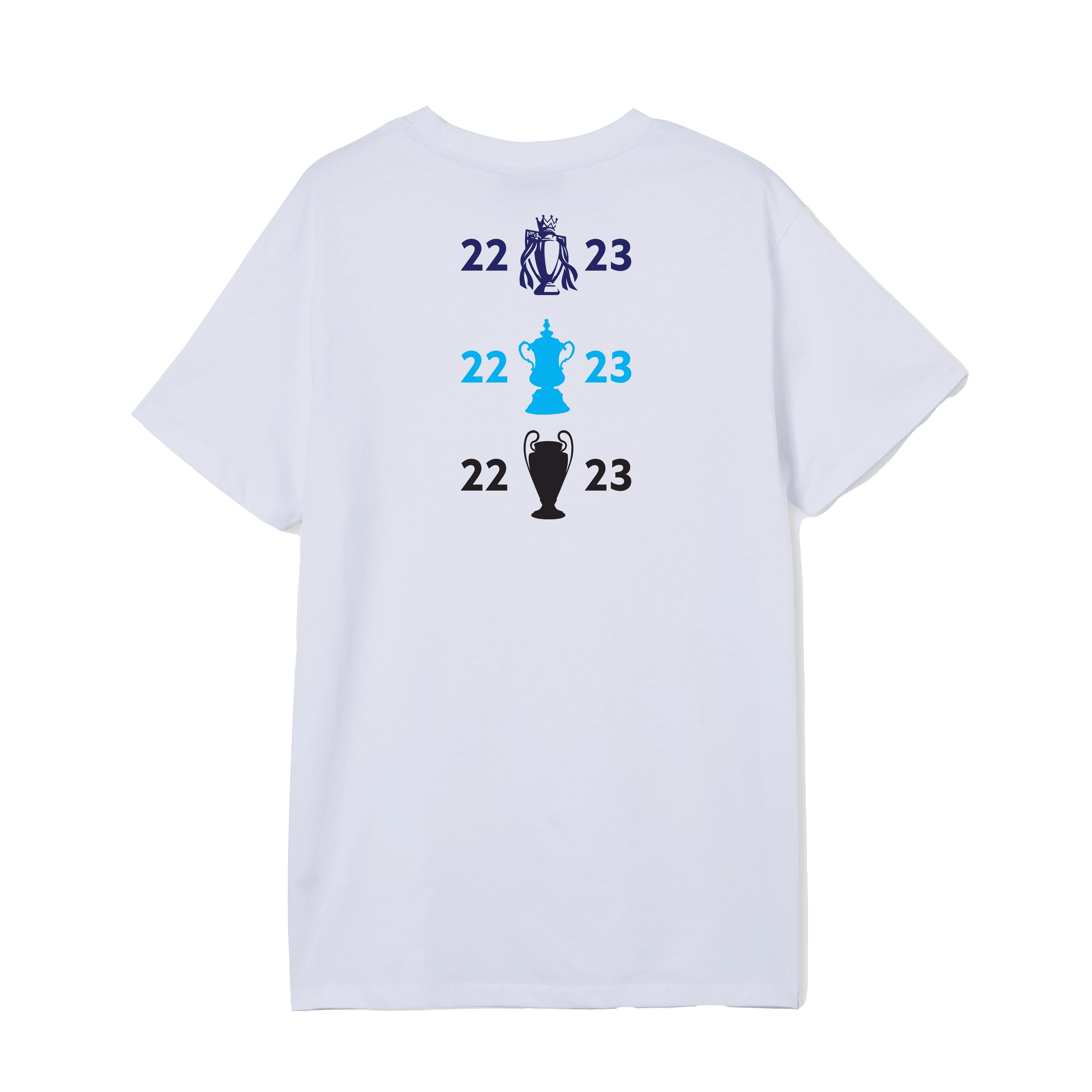 Man City Treble Fan Tee Youth (9631417-021) Apparel Ultra Football