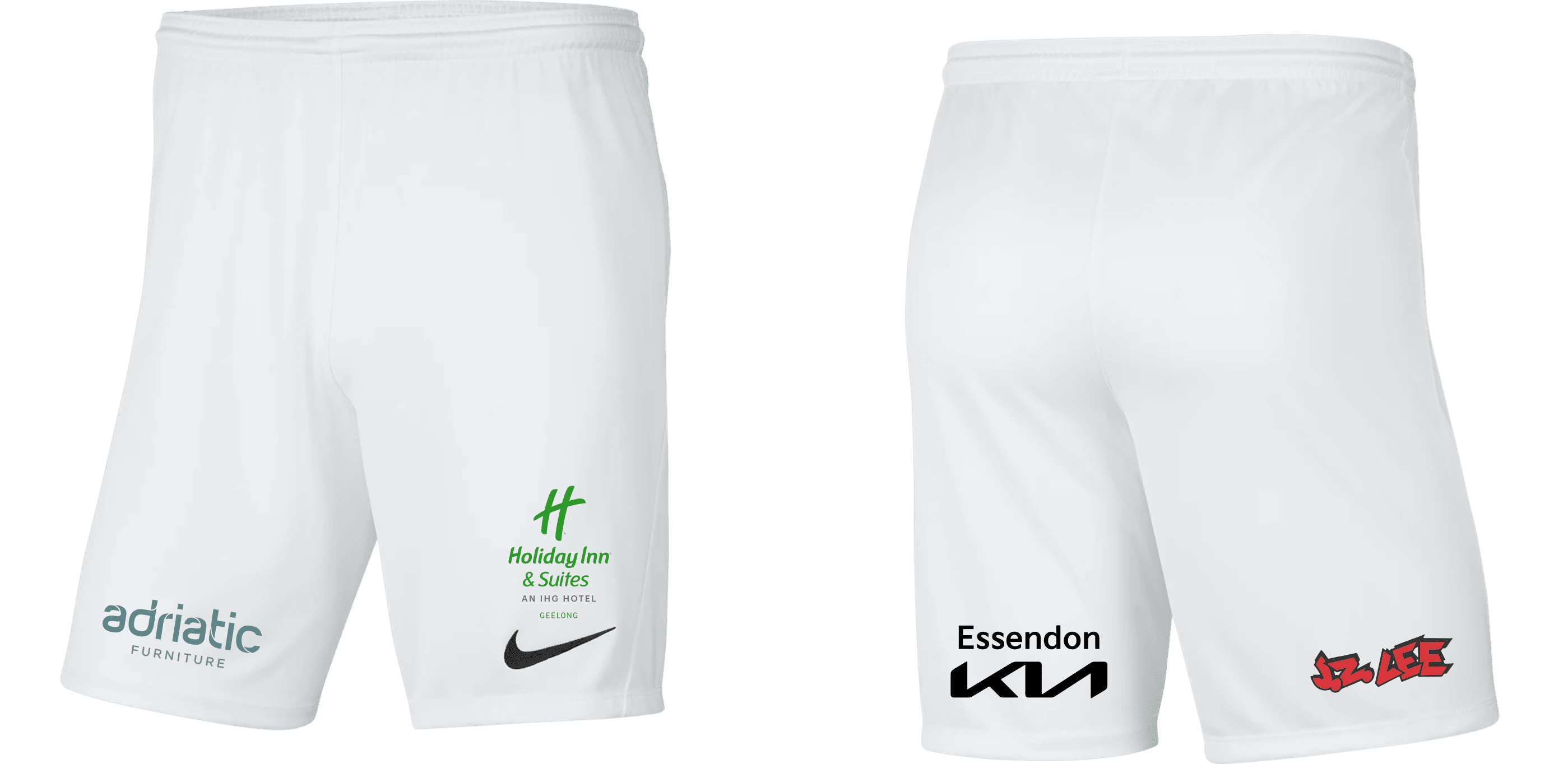 ESSENDON ROYALS Men's Park 3 Shorts (BV6855-100) - VPL Away Kit ESSENDON ROYALS Nike Club Zone