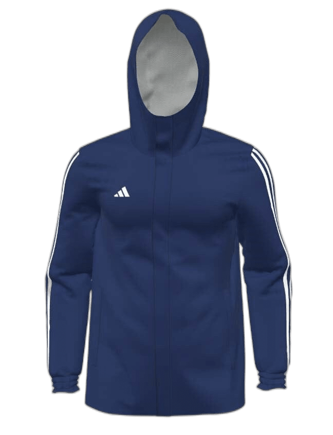 Mi Adidas 23 All Weather Jacket Youth (HR4235-NAVY) Adidas Teamwear Adidas
