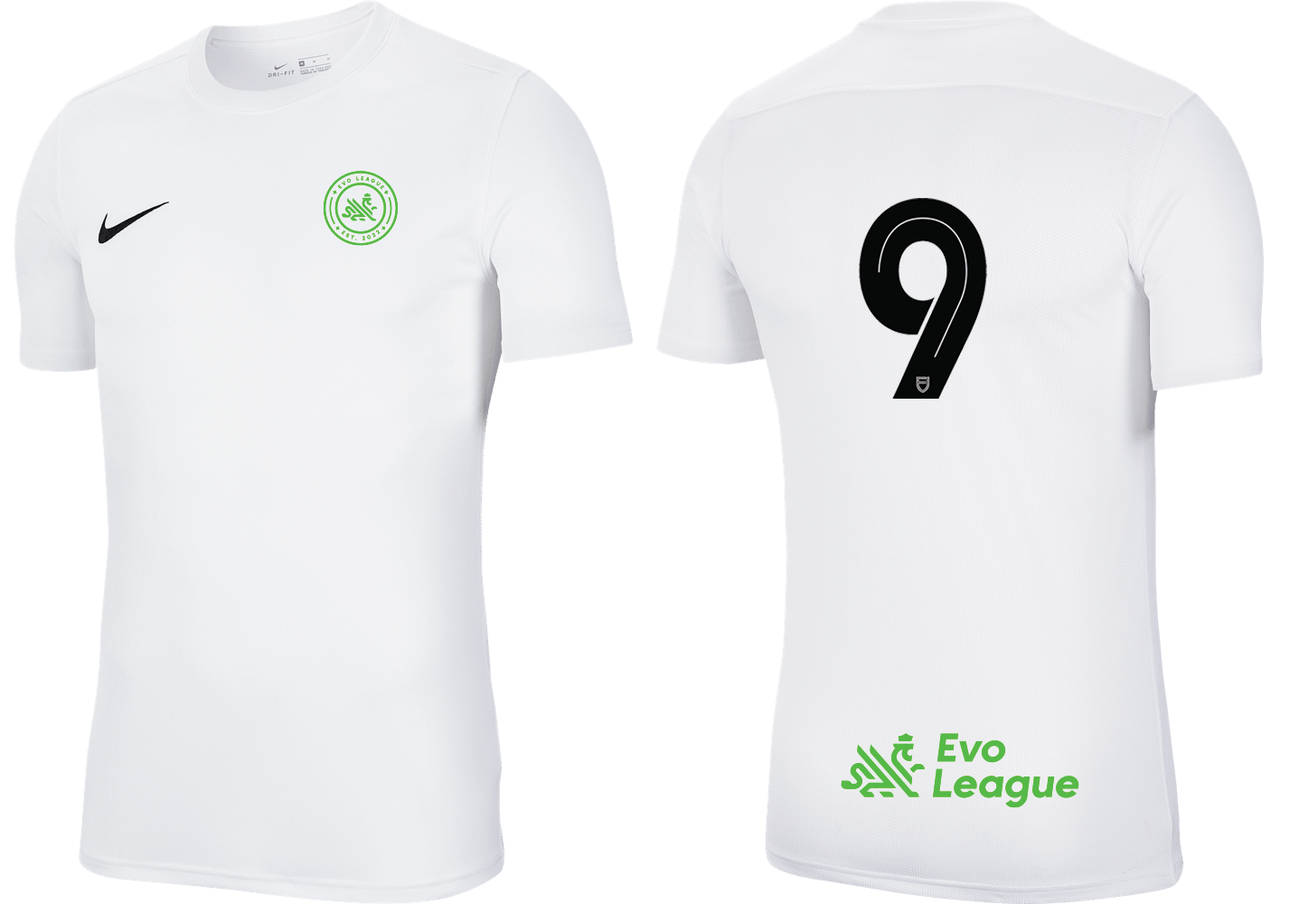 EVO LEAGUE Youth Park 7 Jersey - Team 2 (BV6741-100) EVO LEAGUE Nike Club Zone