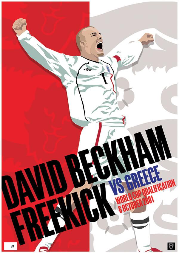 A1 Beckham Free Kick Poster (Poster-1)