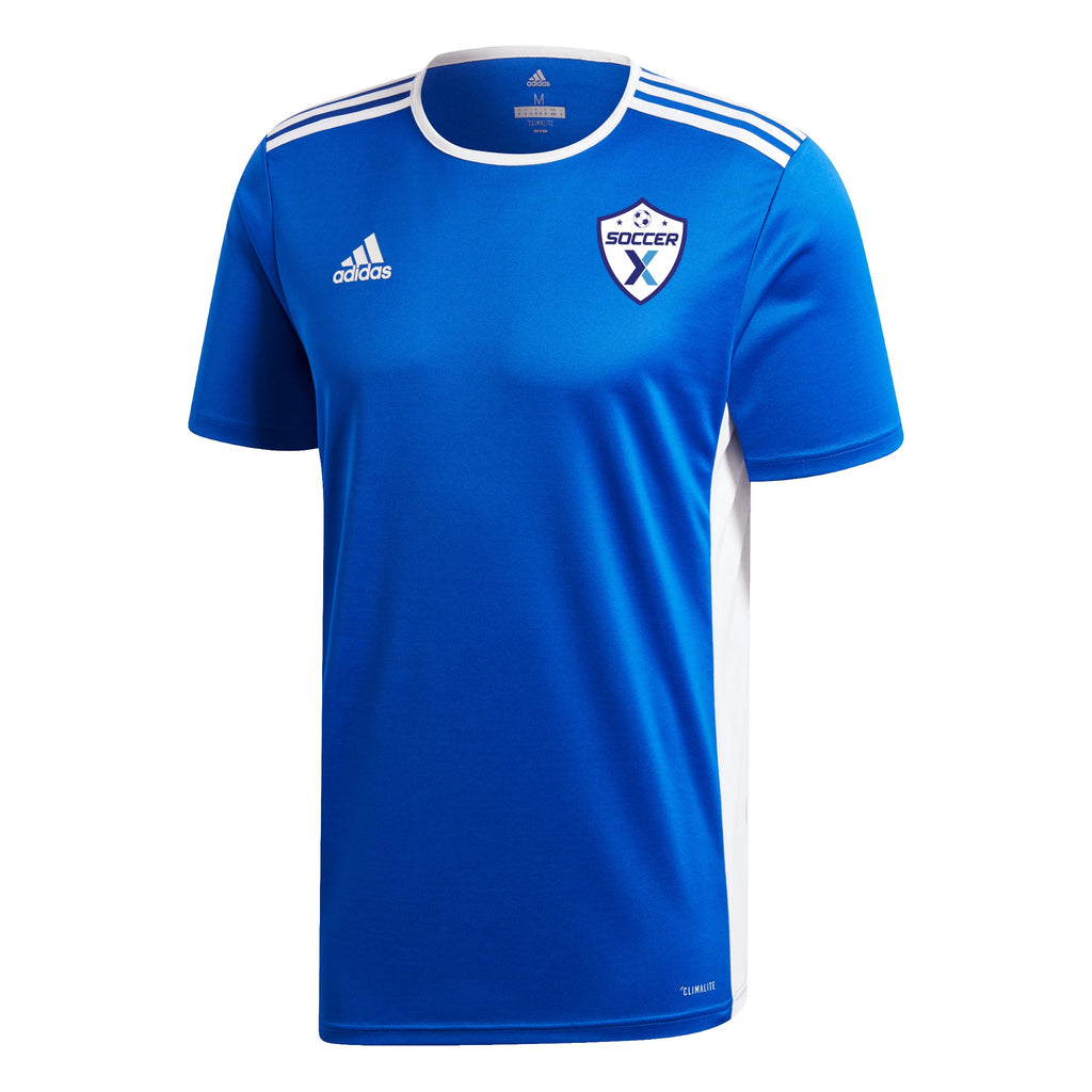 SOCCERX Men's & Youth Entrada 18 Jersey Bold Blue/White