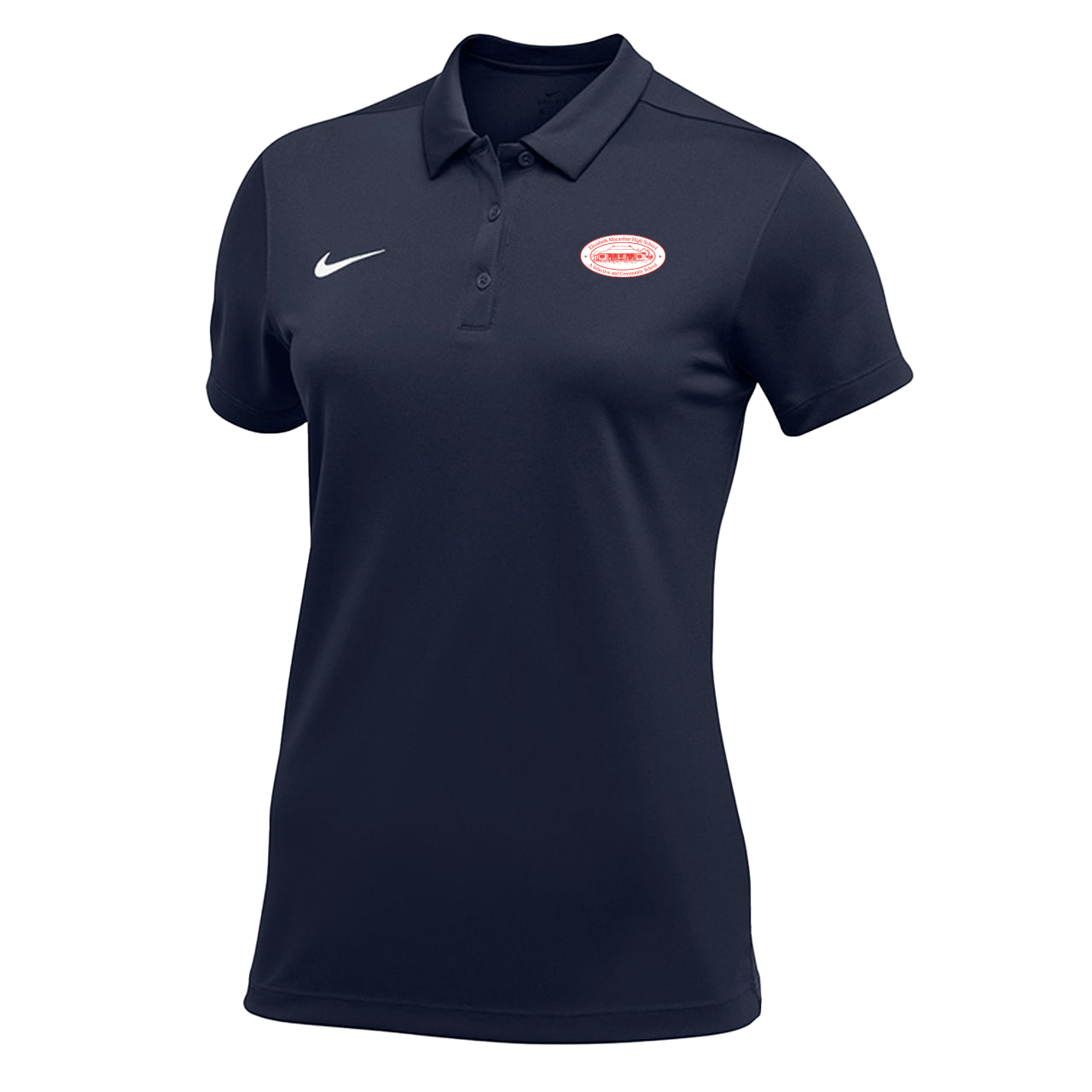 ELIZABETH MACARTHUR HIGH SCHOOL Women's Football Polo ELIZABETH MACARTHUR HIGH SCHOOL Nike Club Zone