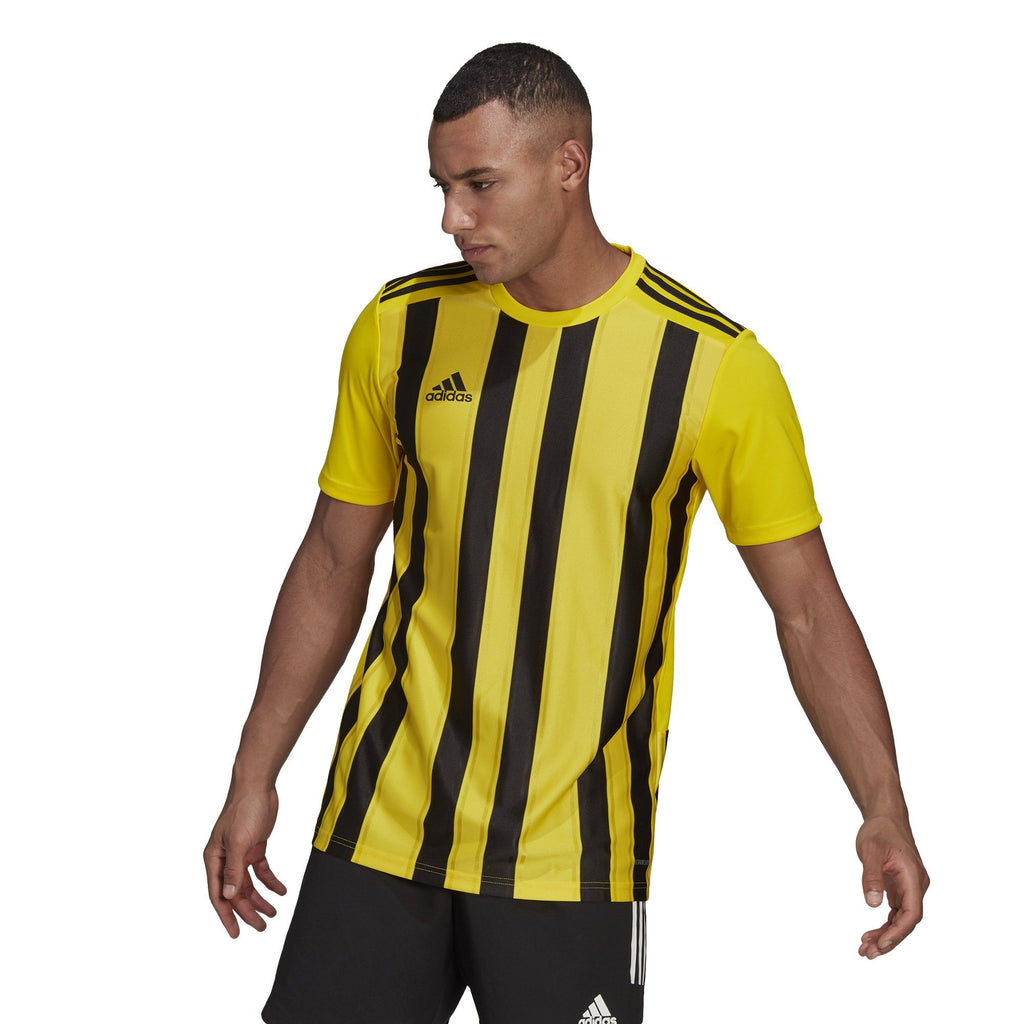 Adidas striped soccer jersey top