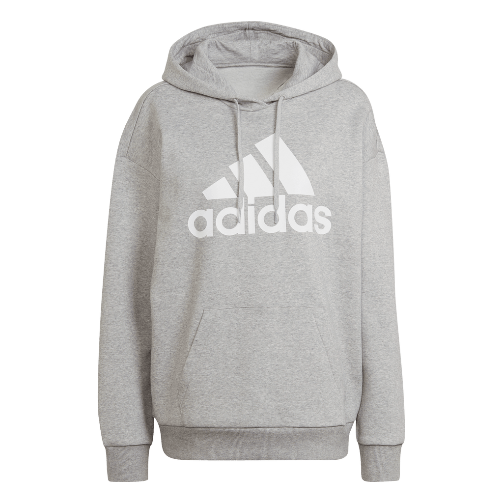 Adidas logo clearance hoodie women's
