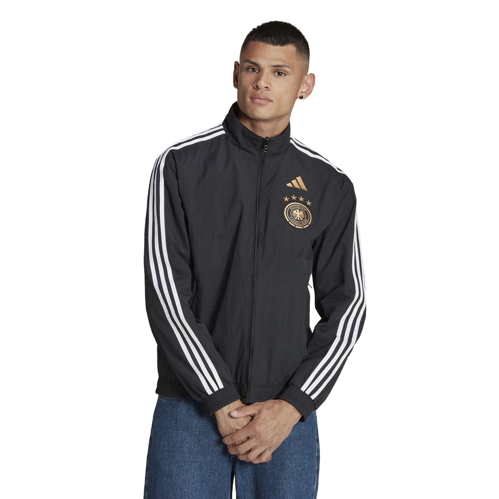 Adidas reversible jacket grey and black new arrivals