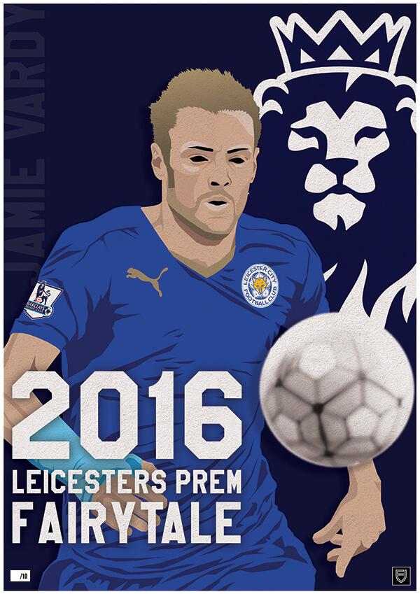 A1 Jamie Vardy Poster (Poster-5)