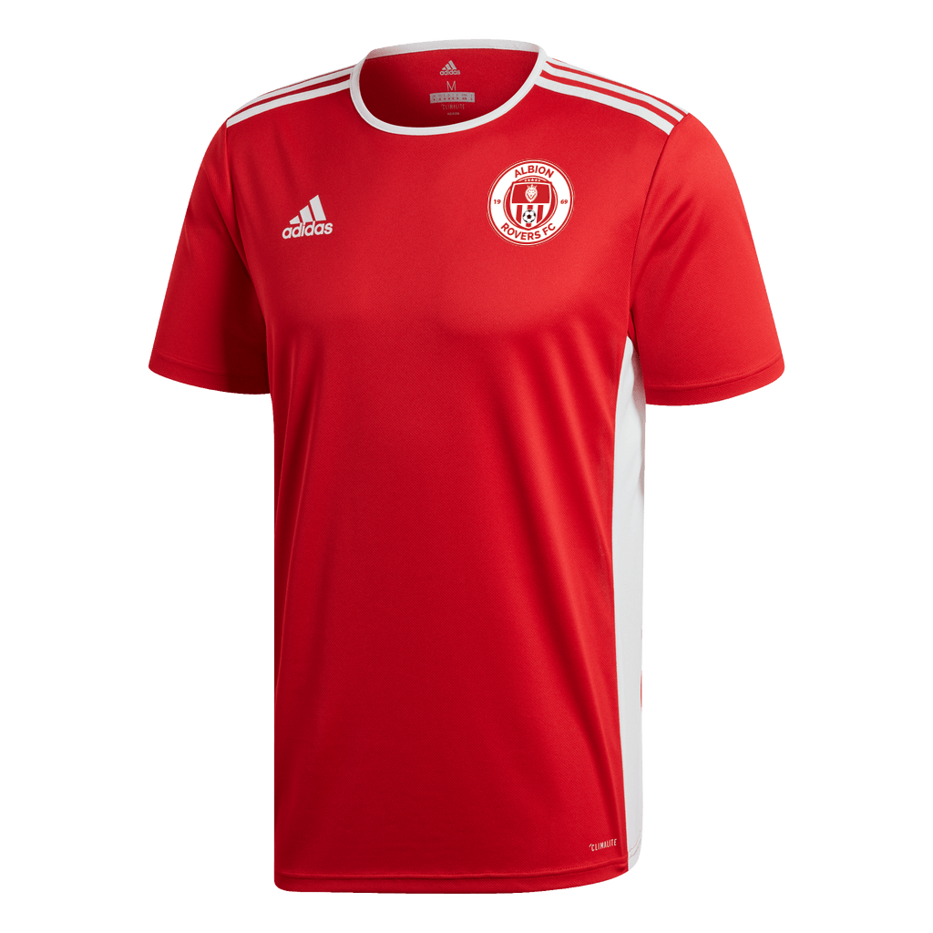 ALBION ROVERS Men's & Youth Entrada 18 Jersey Red/White