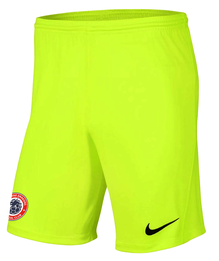 MELBOURNE DRAGONS FUTSAL CLUB COMPULSORY GK Youth Nike Dri-FIT Park 3 Shorts