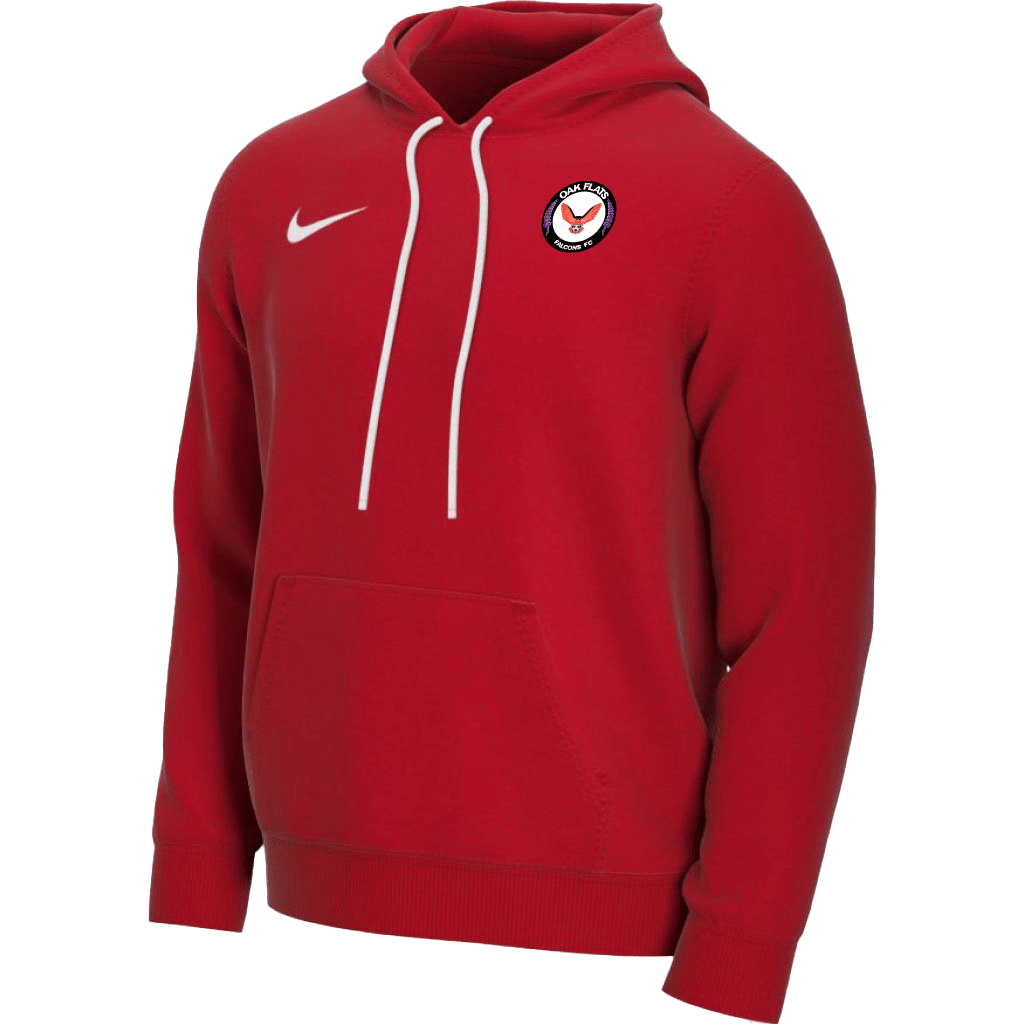OAK FLATS FALCONS FC Men's Hoodie - Red OAK FLATS FALCONS FC NIKE CLUB ZONE