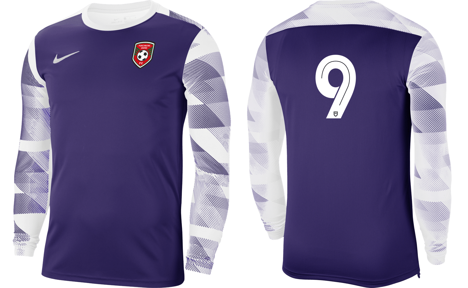 PUNCHBOWL UNITED FC Men's Park 4 Goalkeeper Jersey PUNCHBOWL UNITED FC Nike Club Zone