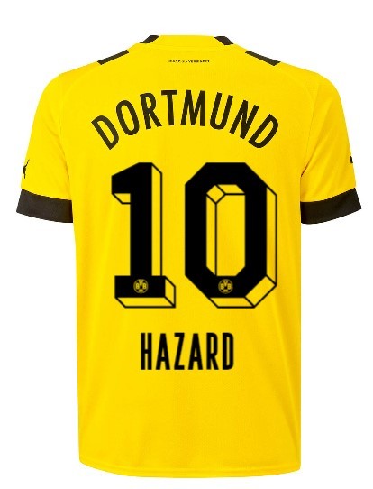 Borussia Dortmund Home Jersey 22/23 - Custom Printing - BLACK