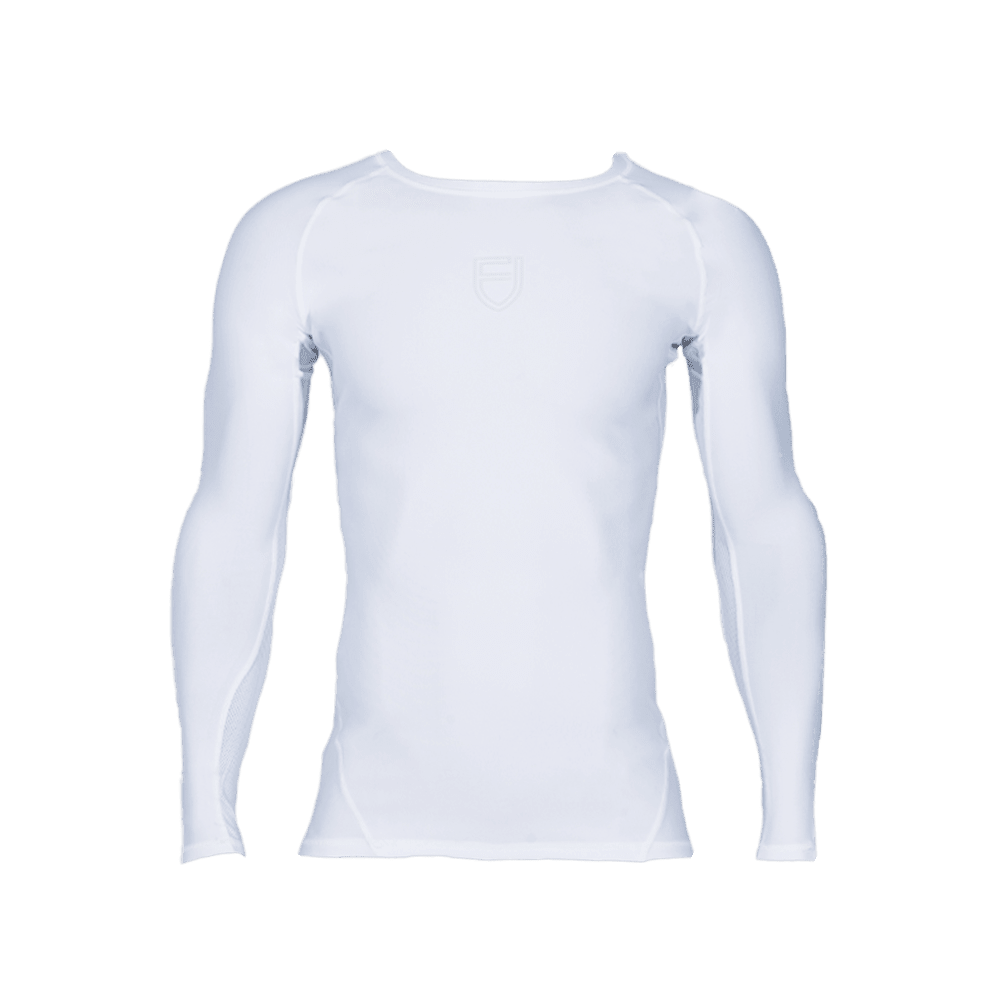 SUTHERLAND SHARKS Youth Longsleeve Compression - White