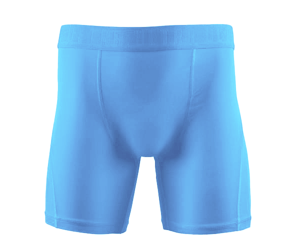 SUTHERLAND SHARKS Youth Compression Shorts - Sky Blue