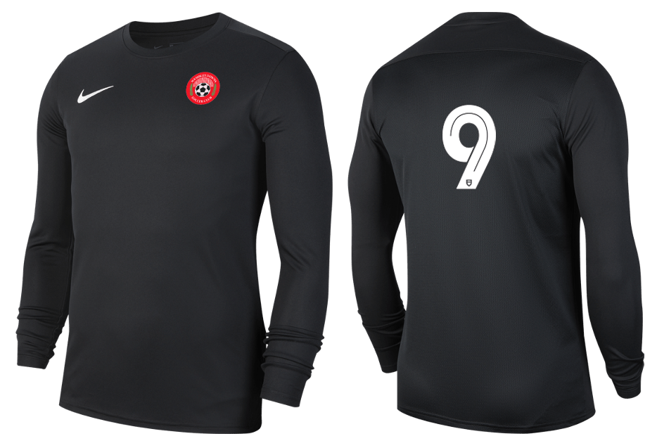 WEMBLEY DOWNS SOCCER CLUB Men's Park 7 Long Sleeve - Away Jersey WEMBLEY DOWNS SOCCER CLUB Nike Club Zone