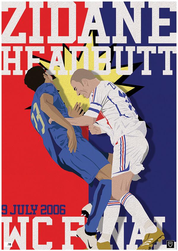 A1 Zidane Head Butt Poster (Poster-10)