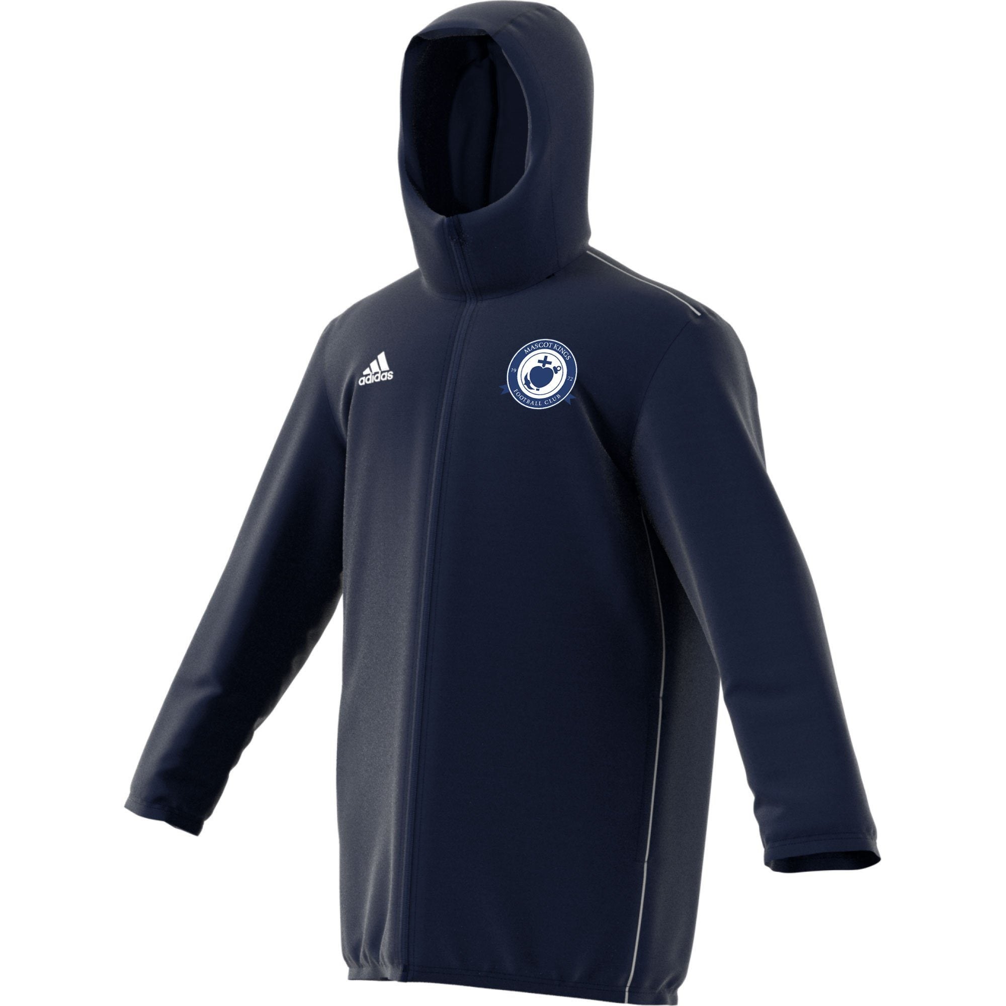 MASCOT KINGS FC Core 18 Stadium Jacket Youth MASCOT KINGS FC Adidas Club Zone