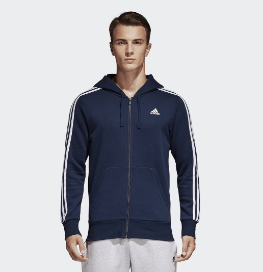 REDBULL Essentials Three Stripe Full Zip Men's Hoodie REDBULL Adidas Club Zone