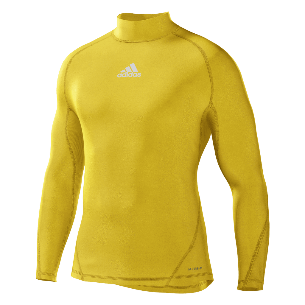 BURNIE UNITED FC  Alphaskin Longsleeve Compression Top Youth - Yellow