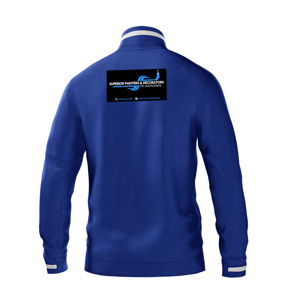 OATLEY FC Men's Team 19 Track Jacket - Blue white