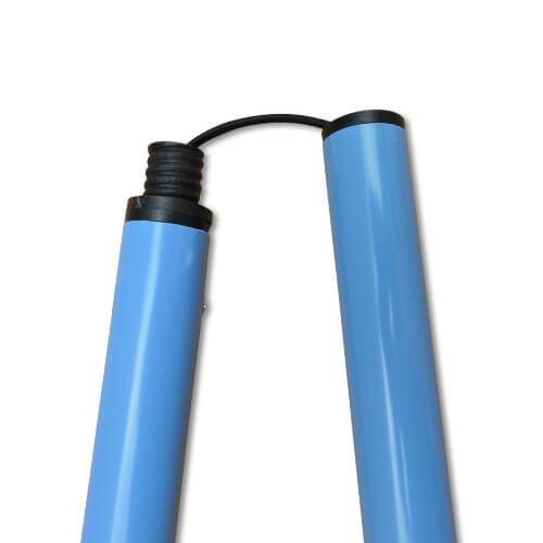 4 PACK AGILITY POLE WITH BAG BLUE