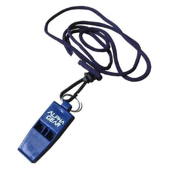 PEALESS WHISTLE WITH LANYARD