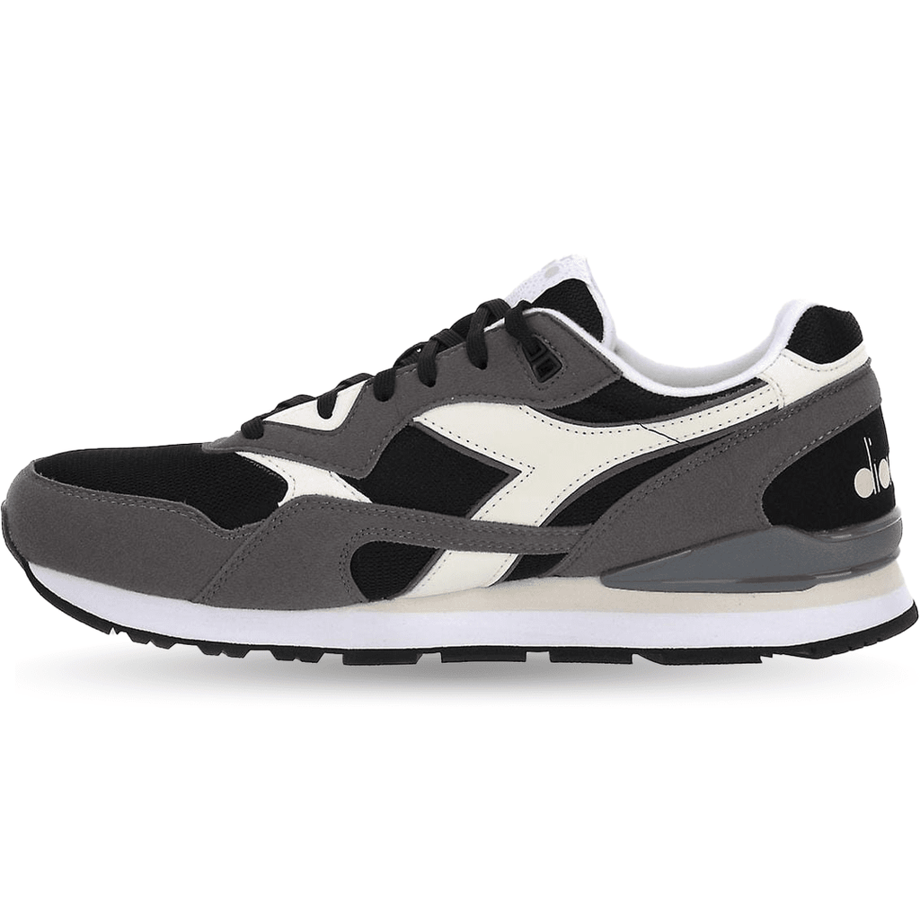 Grey diadora trainers clearance