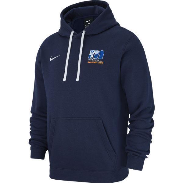 MELBOURNE UNIVERSITY SC Team Club 19 Pullover Hoodie MELBOURNE UNIVERSITY SC Nike Club Zone