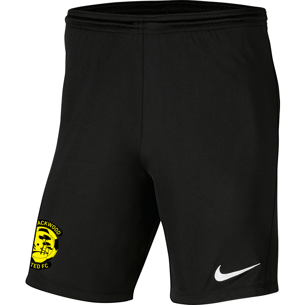 BLACKWOOD UNITED FC Youth Nike Dri-FIT Park III Shorts BLACKWOOD UNITED FC Nike Club Zone