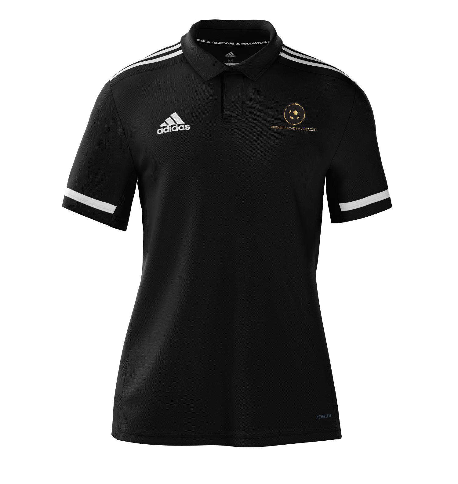 PREMIER ACADEMY Team Polo Black (DW6774-BLK) PREMIER ACADEMY Adidas Club Zone