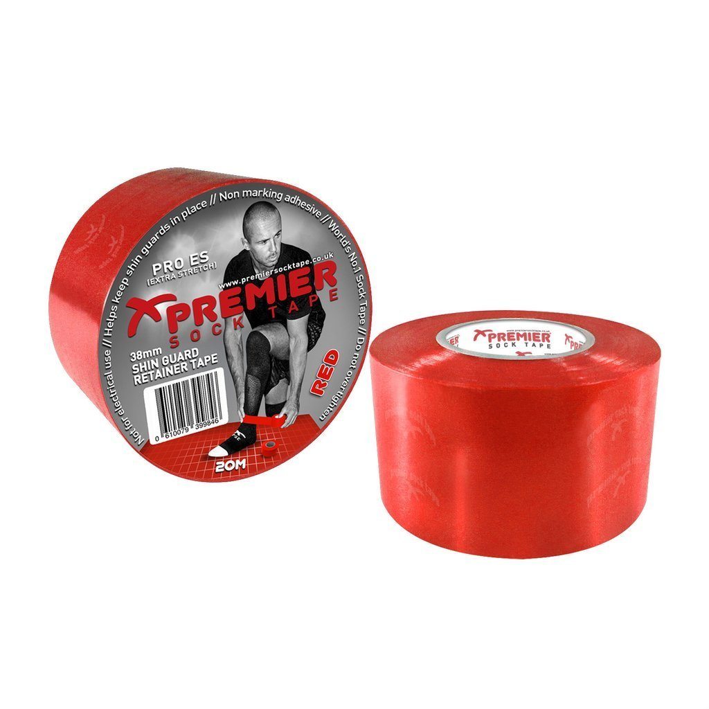 Extra Stretch Sock Tape 38mm x 20m - Red Equipment Premier Sock Tape