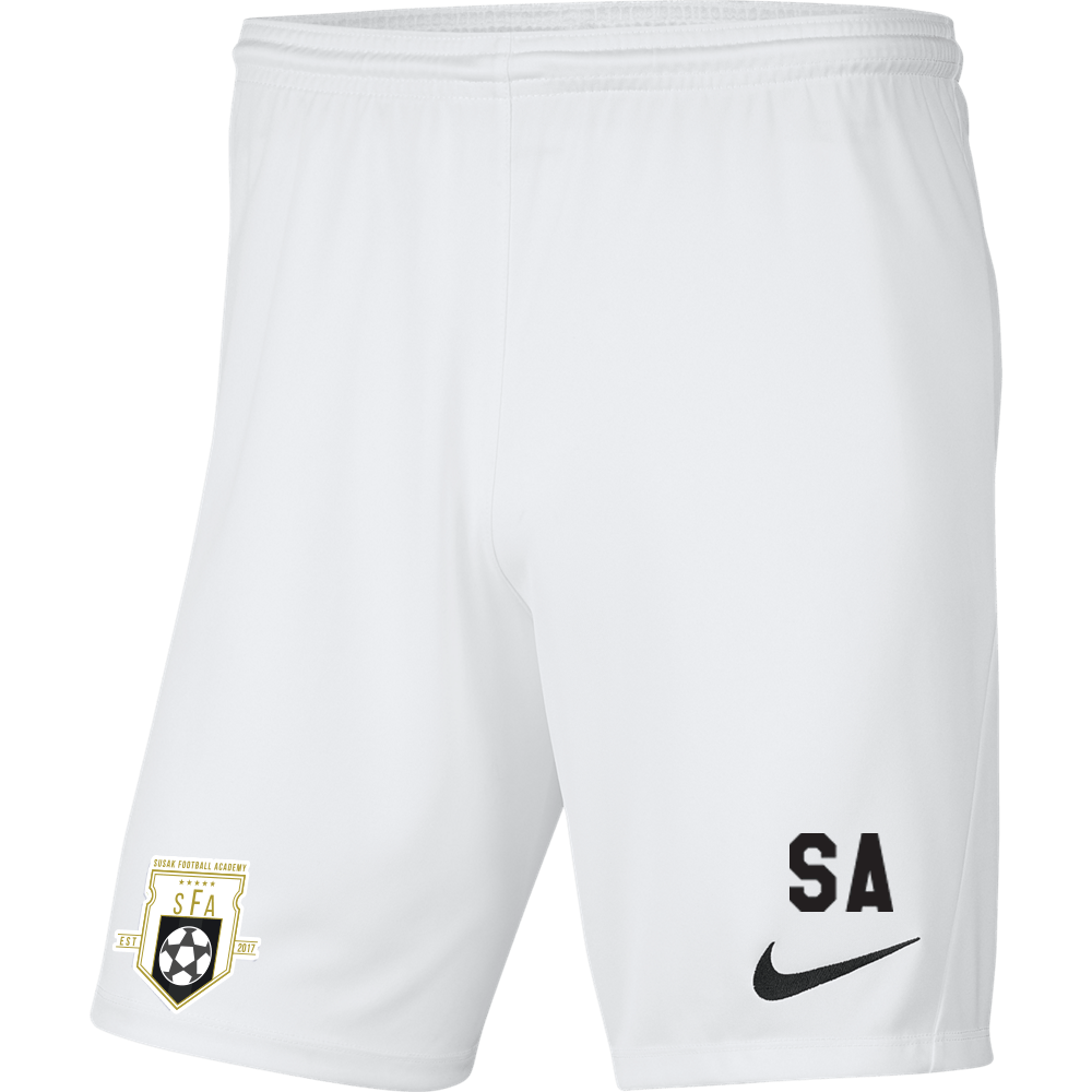 SUSAK FOOTBALL ACADEMY Youth Nike Dri-FIT Park III Shorts (BV6865-100) SUSAK FOOTBALL ACADEMY Nike Club Zone